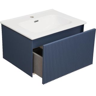 Тумба под раковину La Fenice Terra FNC-01-TER-BG-60 Синяя матовая 60 см