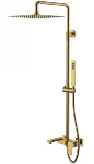 Душевая стойка Boheme Qubic 478-BR бронза