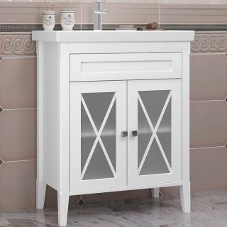 Тумба под раковину Opadiris Палермо 00-00006720 Белая матовая