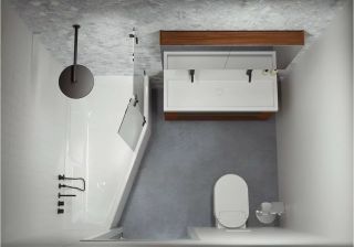 Акриловая ванна Riho Rethink Space Plug and Play B111005005 R 160х75см белый