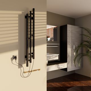 Электрический полотенцесушитель Altasan БризПроф БризПроф12017ЧМ Черный муар 120х17