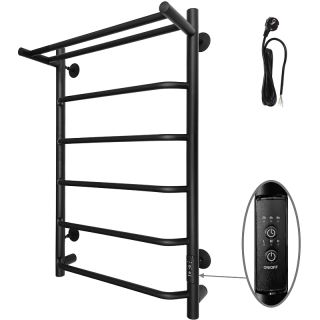 Электрический полотенцесушитель Altasan Горизонт П Горизонт8050ПЧМ с полкой Черный муар 80х50