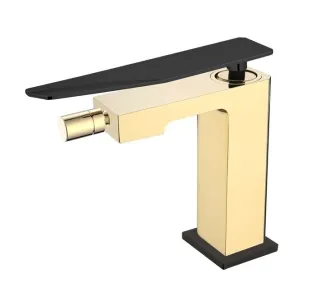 Смеситель для биде Boheme Q 146-GB.2 золото/чёрный