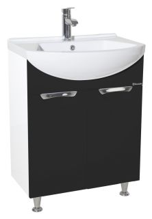 Тумба под раковину Bellezza Альфа 55см чёрный 00000005229