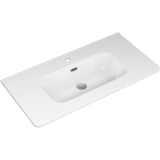 Раковина накладная Brevita Onda 90 B-OND090-01 белый