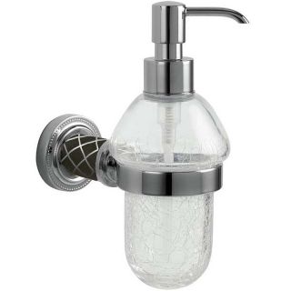 Дозатор для жидкого мыла Boheme Murano 10912-CH-CR хром/шоколад