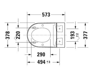 Сиденье с крышкой для унитаза Duravit SensoWash F Plus 612000012000320 белое