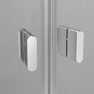 Душевой уголок AM.PM X-Joy Twin Slide 80х80 W88G-205-080MT64 профиль Хром матовый стекло прозрачное