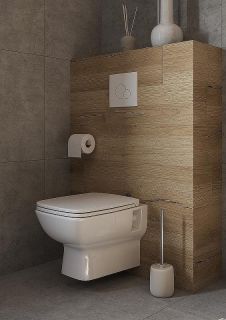 Комплект унитаза с инсталляцией Santek Нео 1WH501758 с сиденьем Микролифт и Белой клавишей смыва