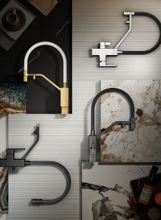 Смеситель для кухни Raglo R85.62.09 с подключением фильтра графит