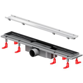 Душевой лоток AM.PM PrimeFlow 60 W02SC-U11-060-04SB с решеткой Хром матовый / под плитку Tile