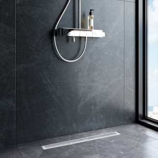 Душевой лоток AM.PM MasterFlow 70 W01SC-P11-070-01SB с решеткой Хром матовый Cut Gradient