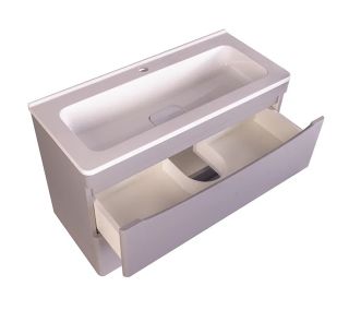 Тумба под раковину Style Line Бергамо СС-00002323 мини 80 Люкс антискрейтч Plus 80 см