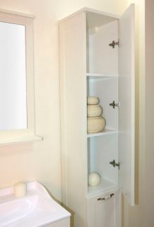 Шкаф Акватон Леон Н дуб белый 1A187903LBPS0