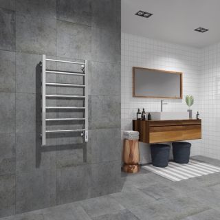 Электрический полотенцесушитель Larusso Феличия П7 40x80см хром 4670078536303