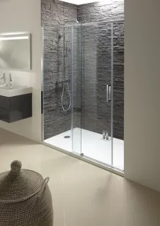 Душевая дверь Jacob Delafon Contra E22C100-GA 100 см профиль хром стекло прозрачное