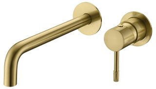 Смеситель встраиваемый Boheme Uno для раковины золото 465-MG