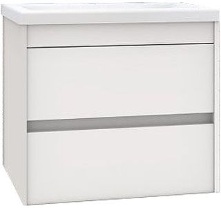 Подвесная тумба под раковину Art&Max Family 58см белый глянцевый Family-580-2C-SO-BL