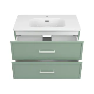 Подвесная тумба под раковину Brevita Verde 80 УТ000026830 зеленый