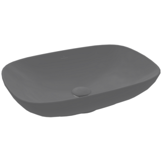 Раковина накладная Villeroy Boch Loop&Friends  4A4901i4 560 x 380 mm Graphite CeramicPlus графит