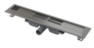 Душевой лоток AlcaPlast Professional Low для цельной решетки 115см хром APZ106-1150