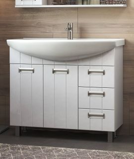 Тумба под раковину напольная Vigo Diana tn.DIA.STI.100.2D.3Y 105 см белый