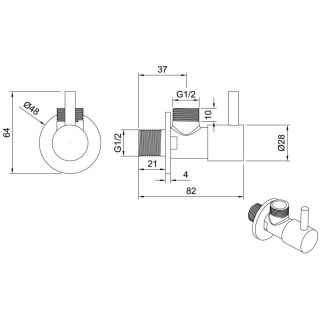 Запорный вентиль Allen Brau Priority 5.31026-31