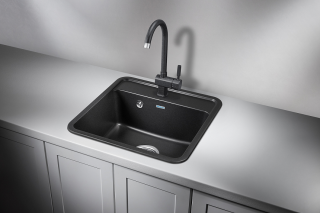 Мойка кухонная Granula Standart 5001, ЧЁРНЫЙ