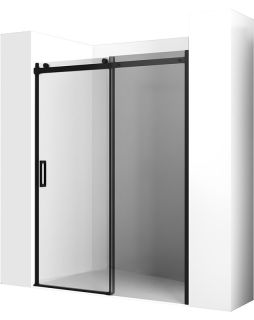 Душевая дверь Ambassador Benefit 19021202HB 130см чёрный/прозрачное