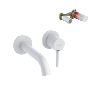 Смеситель для раковины Kludi BOZZ WHITE SET 382445376s белый