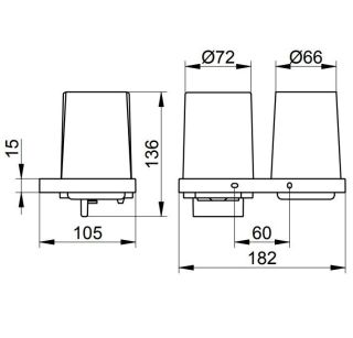 Держатель для стакана Keuco Edition 11153139000 черный хром