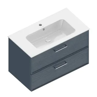 Тумба под раковину Kerama Marazzi Piano Classic PIA.CL.85\BLU.M 85 см ясень синий матовый