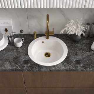 Мойка кухонная Reflexion Core 50-WH RX1350WH белый