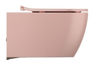 Подвесной унитаз Isvea Sentimenti Neo 10AR02010SV-2S безободковый крышка микролифт лососевый матовый