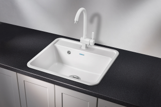 Мойка кухонная Granula Standart 5601, БЕЛЫЙ