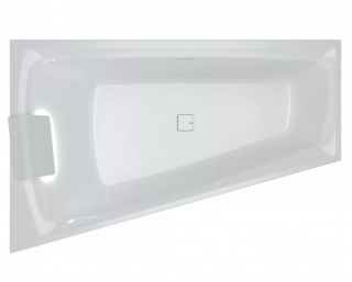 Акриловая ванна с подсветкой Riho Still Smart LED Fall B101010005 R 170х110см светодиоды и подголовник слева заполнение через перелив белый