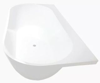 Ванна из искусственного камня AquaStone Бали 168x85см белый