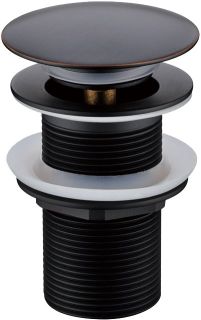 Донный клапан Boheme чёрный 612-B