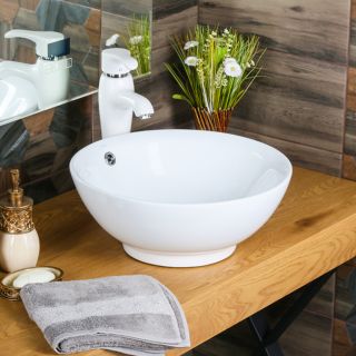 Накладная раковина Melana 7008E-805 43см белый