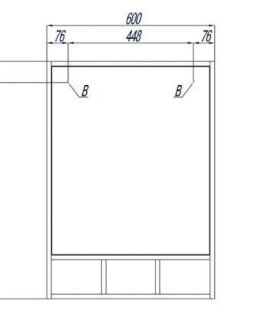 Зеркало Акватон Йорк 60см 1A173702YO010