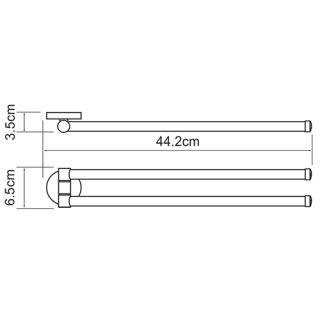 Wasserkraft Rhein K-6231 Держатель полотенец рога