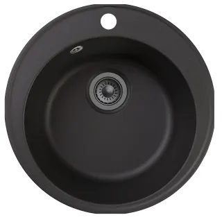 Мойка кухонная Reflexion Arena 48-BL RF0148BE черный