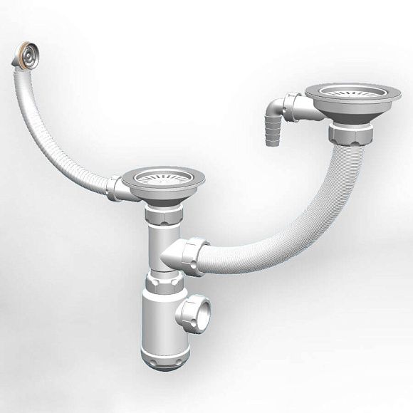 Сифон Granula  для кухонной мойки СФ-0007