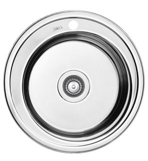 Кухонная мойка IDDIS Suno SUN50S0i77S с сифоном 50см сталь