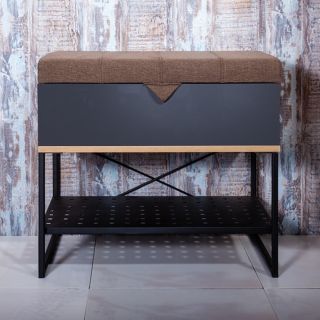 Банкетка Бриклаер Форест 4627125414732 60 см серый