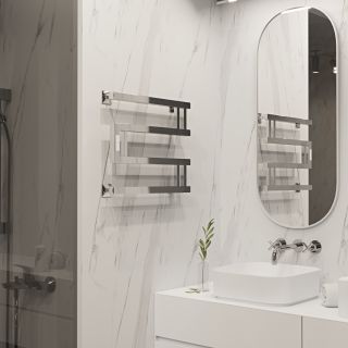 Полотенцесушитель электрический Indigo Muza DGM40-50Rt 40x50 см хром