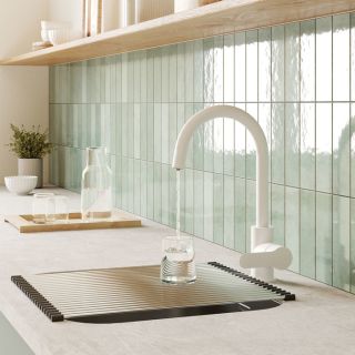 Смеситель для кухни IDDIS Cuba CUBWTFJi05 с каналом для фильтрованной воды белый матовый