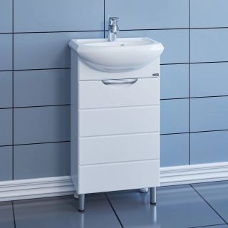 Шкаф-зеркало с подсветкой Onika Элита 206020 правый 60см белый