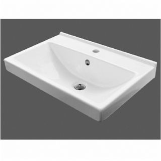 Comforty Тумба-умывальник "Парма-60" дуб дымчатый с раковиной "Миранда 60"