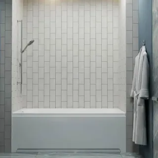 Акриловая ванна 1ACReal Дюна Щ0000046661 150x70 см на Х-каркасе белый